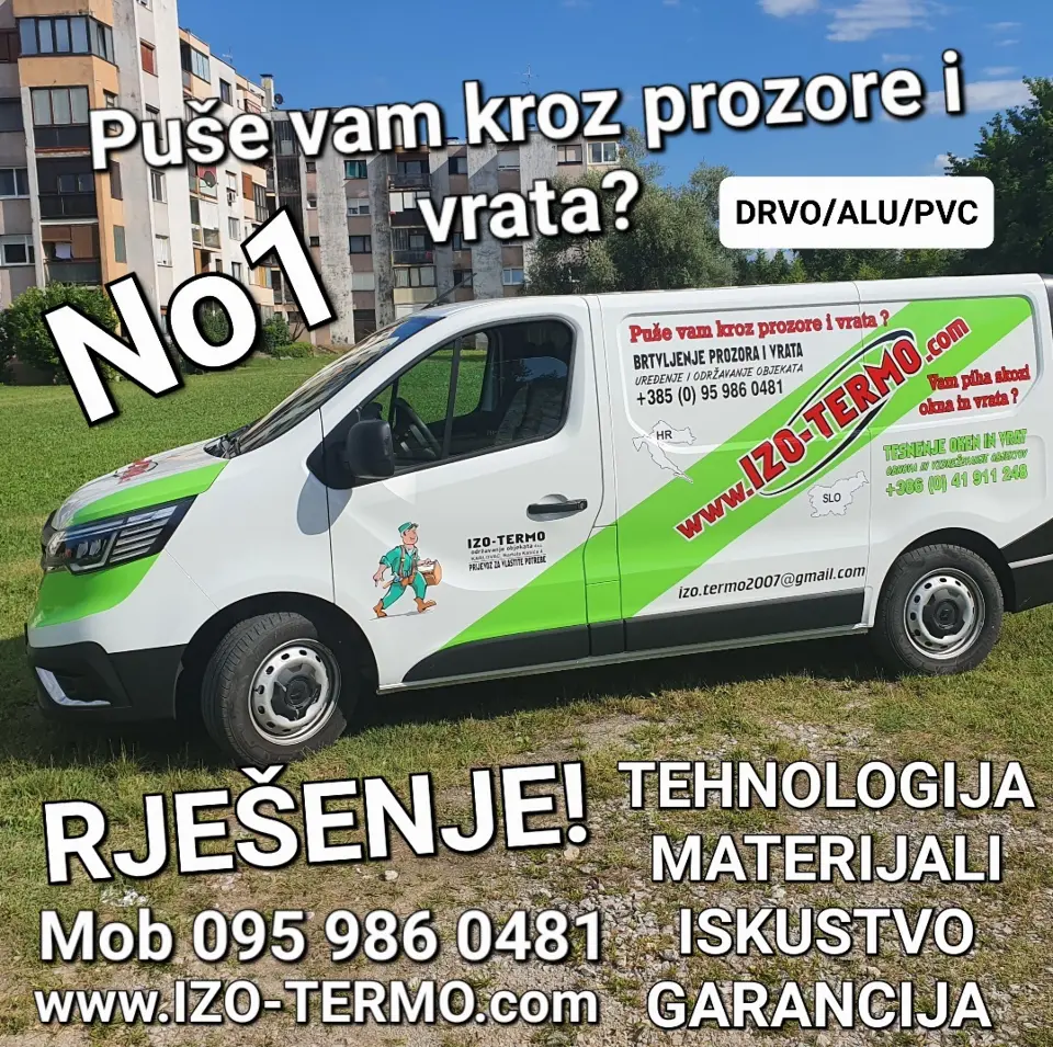 Zaustavite propuh i uštedite energiju uz vrhunske IZO-TERMO brtve