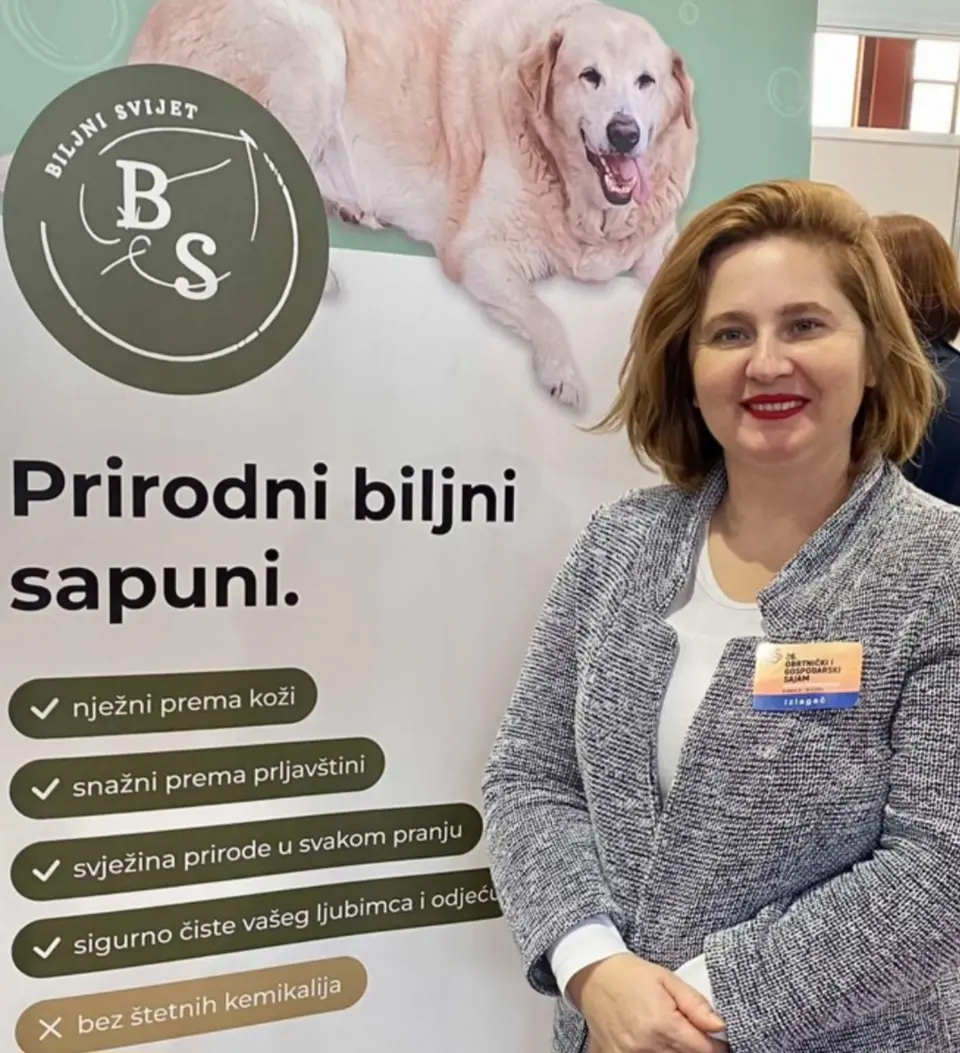 Članica Udruge Snežana Belčić, vlasnica obrta Biljni svijet