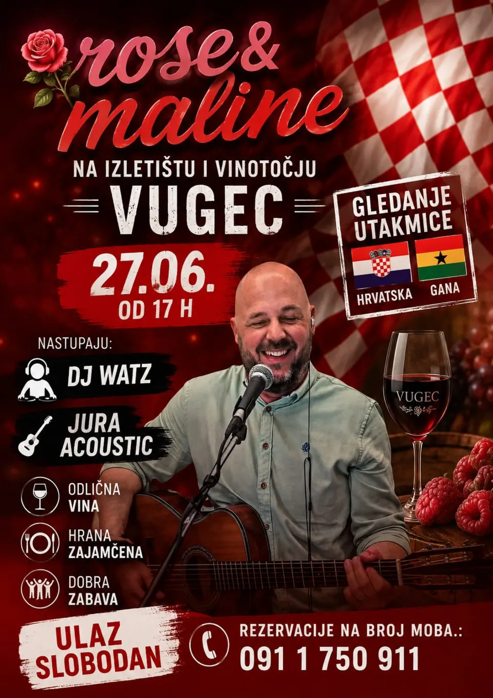 Vino, maline i glazba: manifestacija koja donosi okus ljeta u dvije vinarije