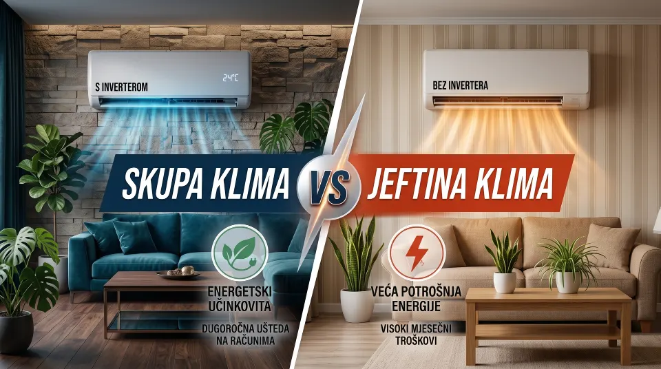 Jeftini klima uređaj ili skupa pogreška? Ovo morate znati prije kupnje