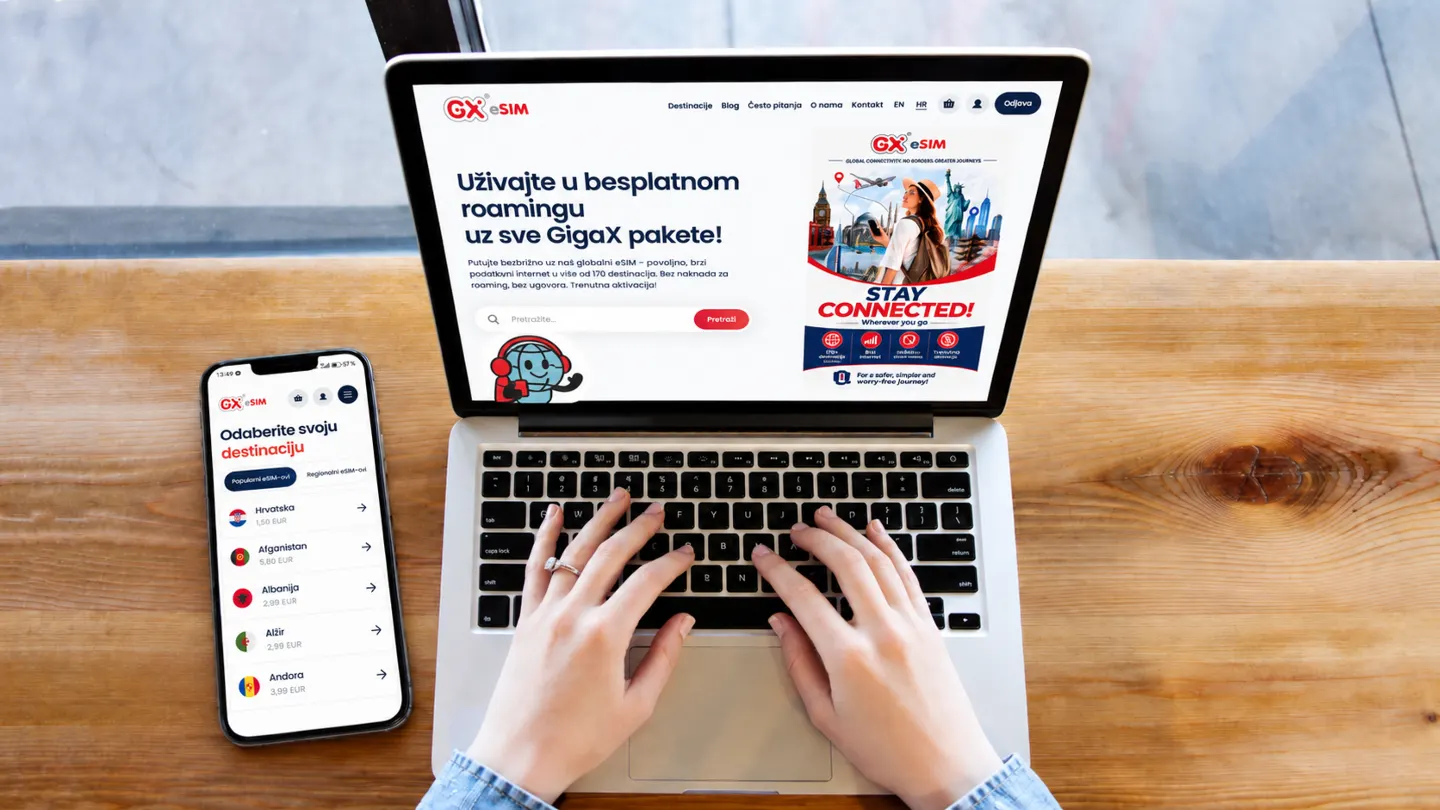 Jedna narudžba, više putnika i destinacija: GigaX eSIM za međunarodna putovanja