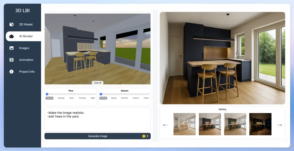 Zavirite u budući dom uz 3D prikaz, AI renderinge i pristup arhivi putem weba