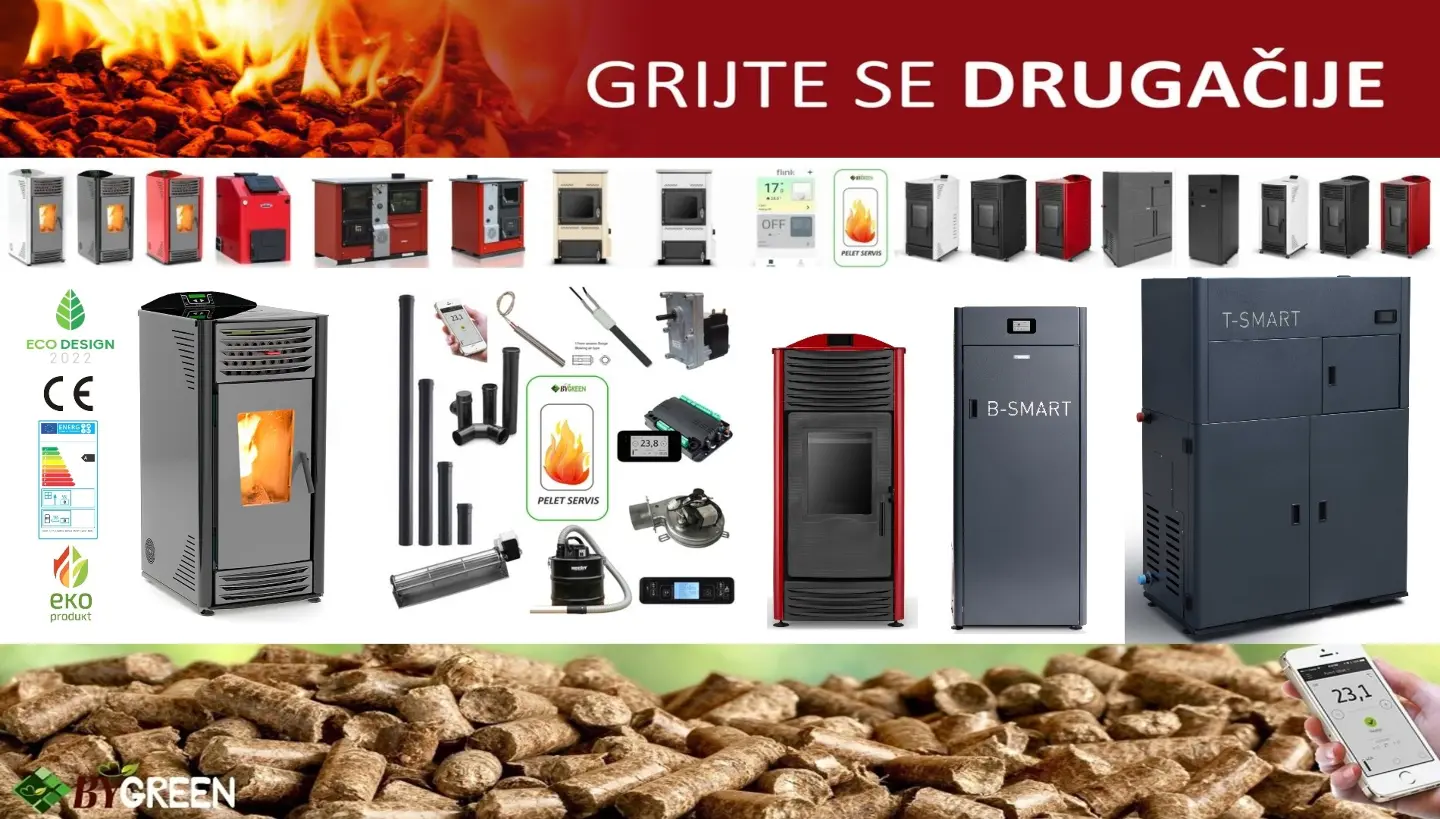 Od prodaje i servisa: BYGREEN Pelet Shop&Servis pokriva baš svaki korak u grijanju na pelete