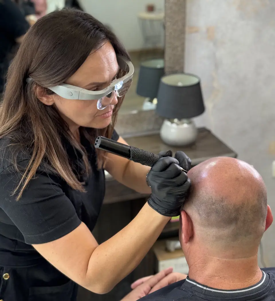 Z Brows & Beauty salon: transformacija kroz scalp micropigmentaciju